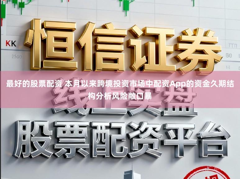 最好的股票配资 本月以来跨境投资市场中配资App的资金久期结构分析风险敞口暴