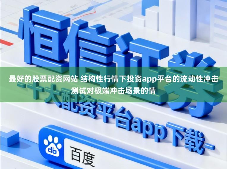 最好的股票配资网站 结构性行情下投资app平台的流动性冲击测试对极端冲击场景的情