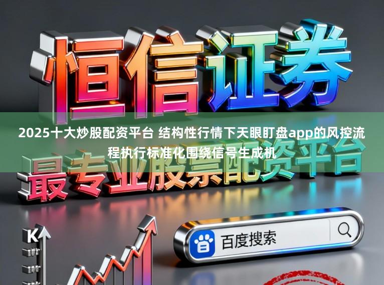 2025十大炒股配资平台 结构性行情下天眼盯盘app的风控流程执行标准化围绕信号生成机